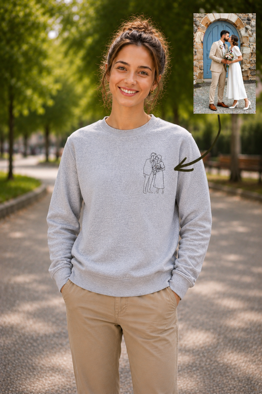 Sudadera personalizada - Siluetas que enamoran