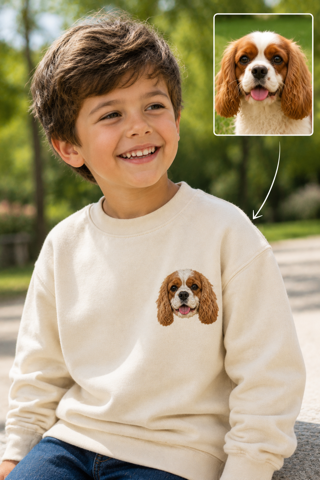 Su Fiel Amigo – Sudadera niño con mascota