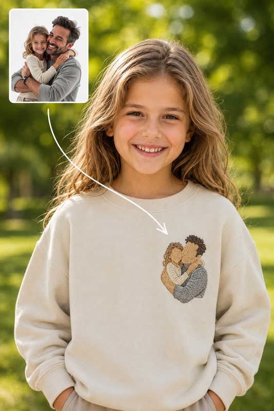 Su Retrato a Color – Sudadera niño personalizada