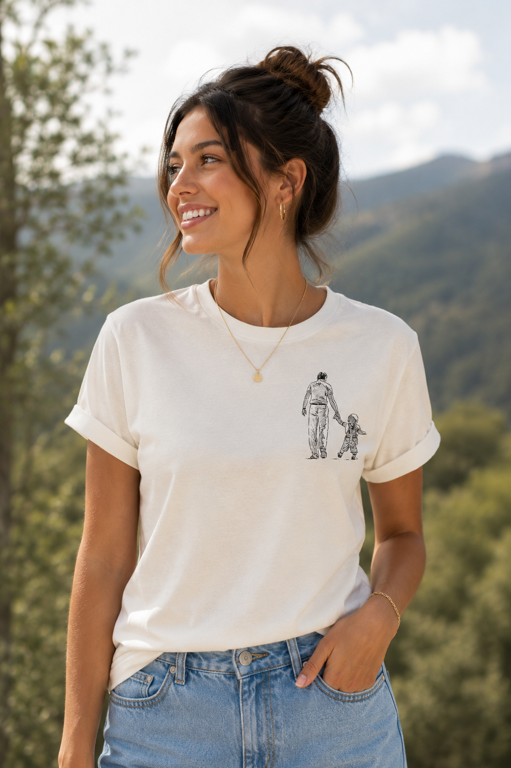 Camiseta personalizada estilo boceto
