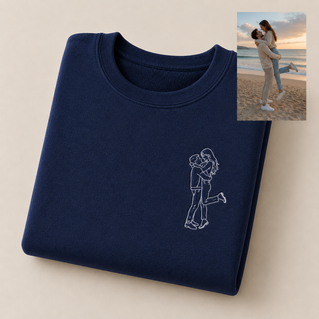 Sudadera personalizada - Siluetas que enamoran