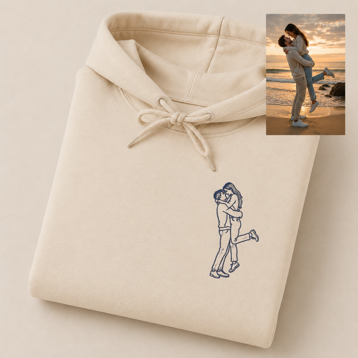 Sudadera personalizada - Siluetas que enamoran